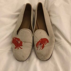 Stubbs and Wootton lobster/crab loafers. Size 8